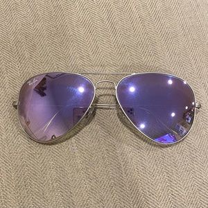 Ray-Ban mirrored aviators